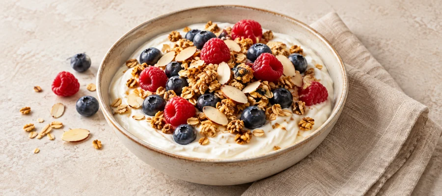Skyr-Beeren-Crunch
