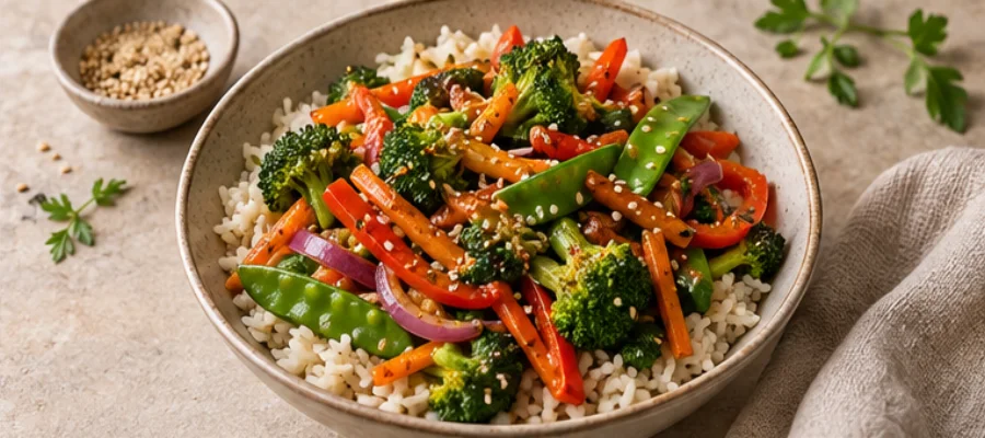 Tofu-Gemüse-Kokoscurry