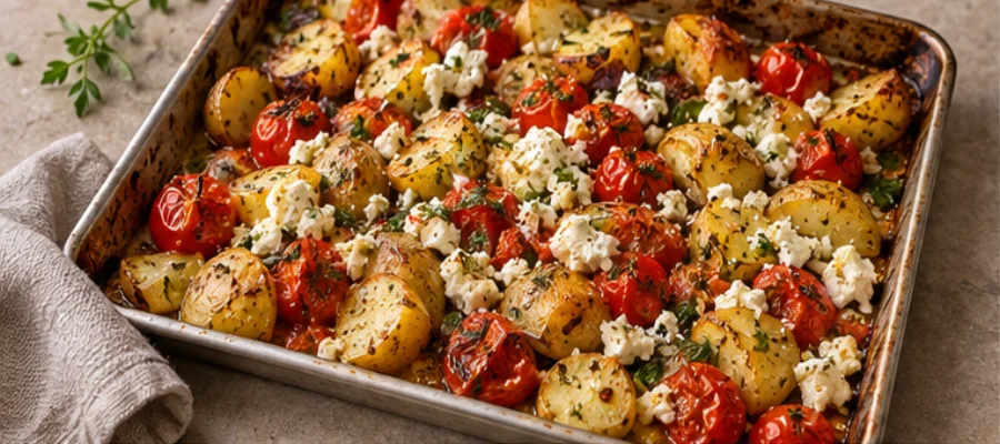 Kartoffel-Feta-Blech
