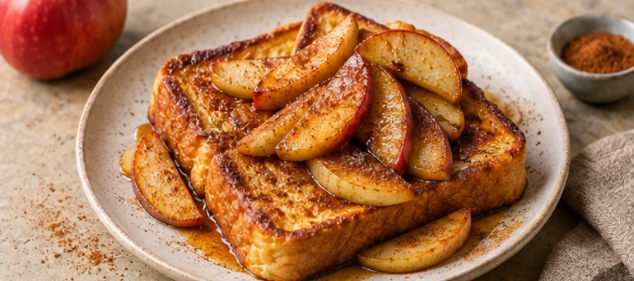 Arme Ritter mit Apfel