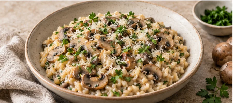 Pilzrisotto