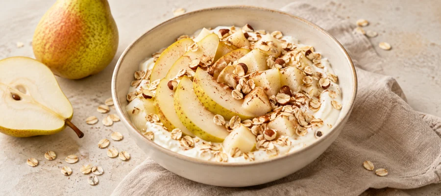 Skyr-Birnen-Bowl