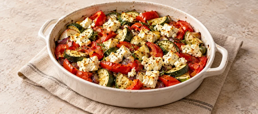 Ofengemüse mit Feta