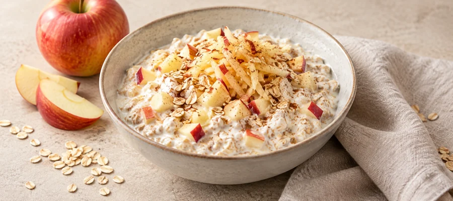 Bircher-Müsli mit Apfel
