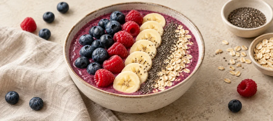 Beeren-Smoothie-Bowl