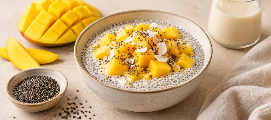 Mango-Chia-Pudding