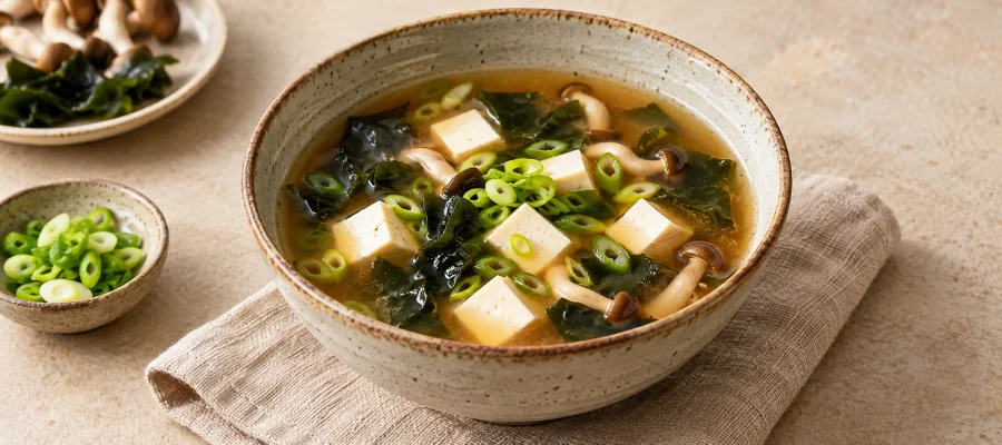 Miso-Tofu-Suppe