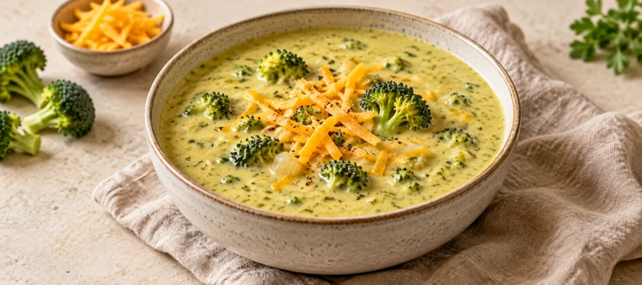 Brokkoli-Cheddar-Suppe