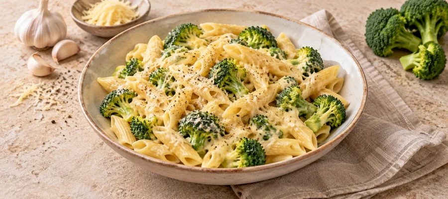 Brokkoli-Käse-Pasta