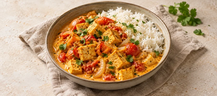 Tofu-Kokos-Curry