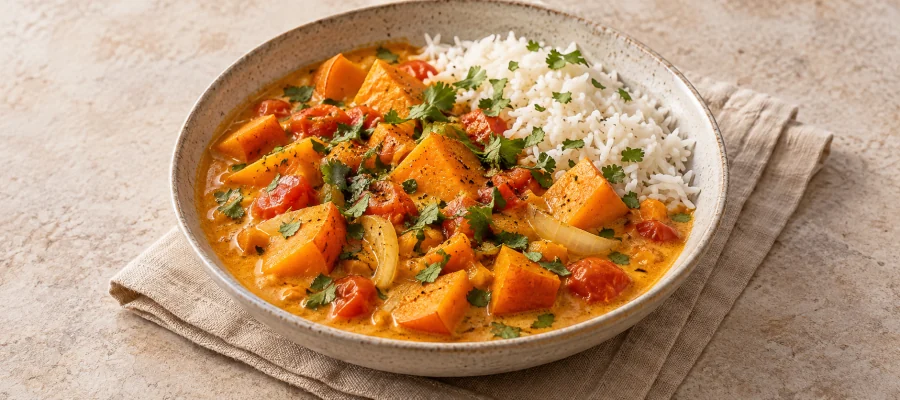 Kürbis-Kokos-Curry