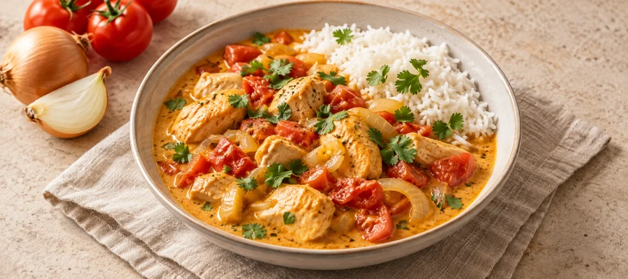 Hähnchen-Kokos-Curry