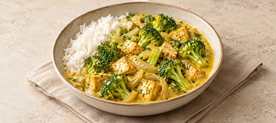 Tofu-Brokkoli-Curry