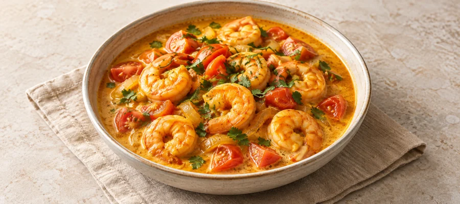 Garnelen-Kokos-Curry