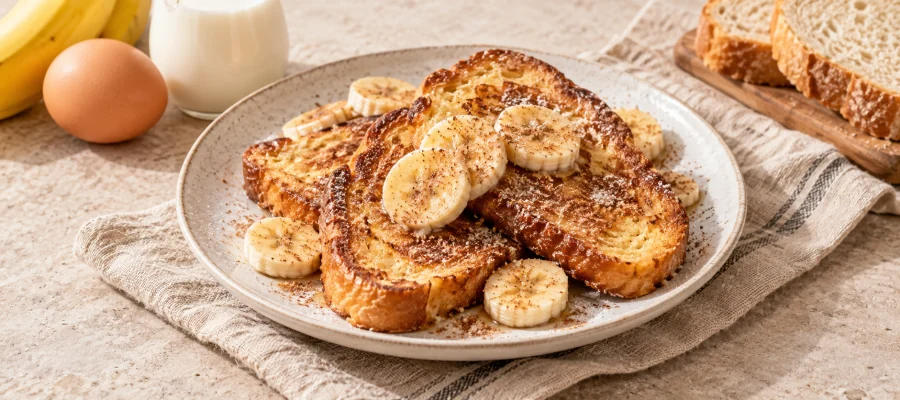Arme Ritter mit Banane