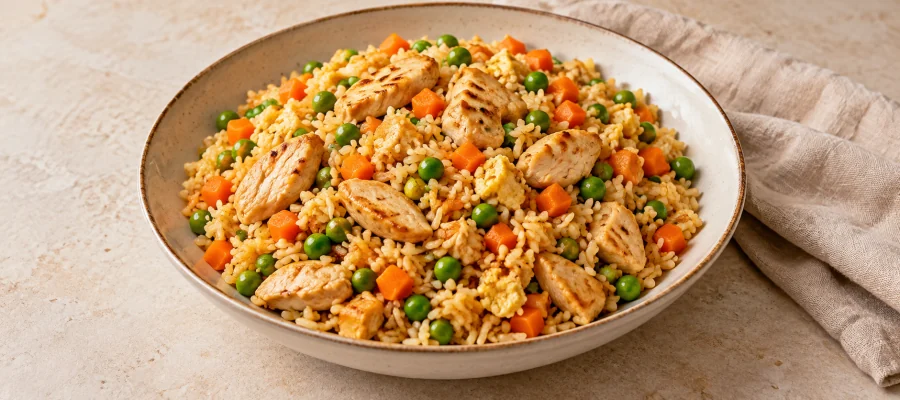 Hähnchen Fried Rice